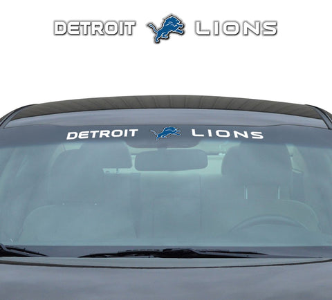 Detroit Lions Decal 35x4 Windshield