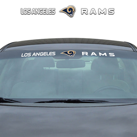 Los Angeles Rams Decal 35x4 Windshield Style