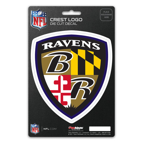 Baltimore Ravens Decal Shield Design