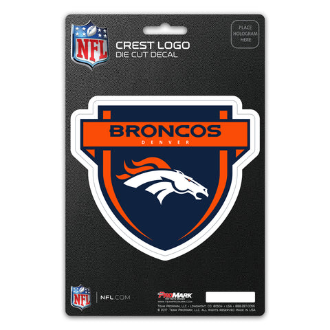 Denver Broncos Decal Shield Design