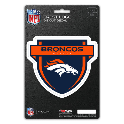 Denver Broncos Decal Shield Design