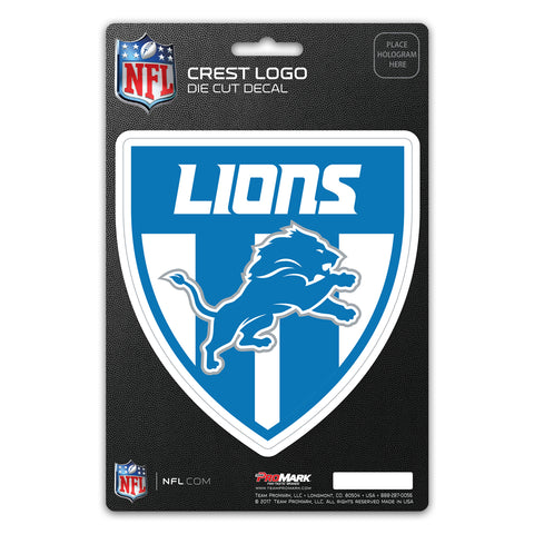 Detroit Lions Decal Shield Design