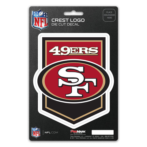 San Francisco 49ers Decal Shield Design