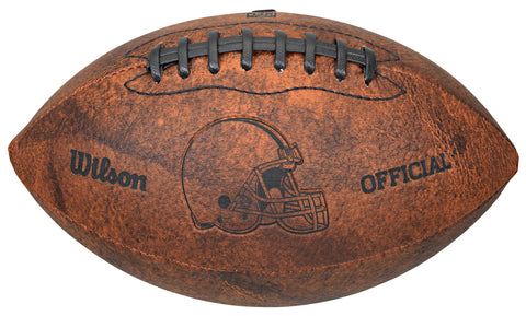 Cleveland Browns Football - Vintage Throwback - 9 Inches