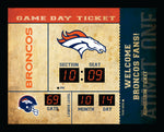 Denver Broncos Clock - 14x19 Scoreboard - Bluetooth