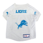 Detroit Lions Pet Jersey Size M White