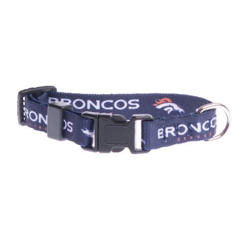 Denver Broncos Pet Collar Size XS
