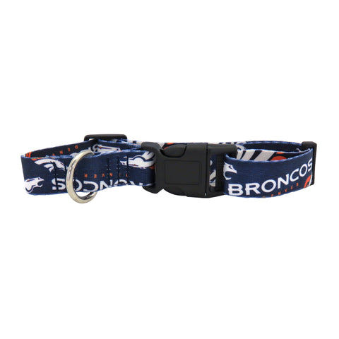 Denver Broncos Pet Collar Size M