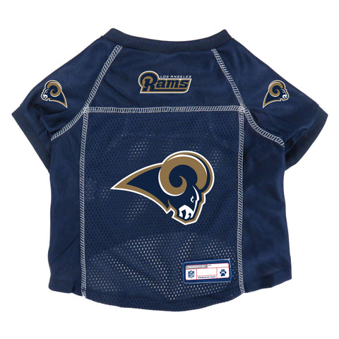 Los Angeles Rams Pet Jersey Size XS Throwback Colors