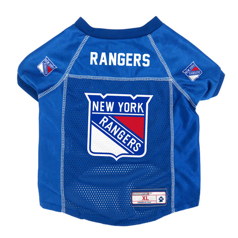 New York Rangers Pet Jersey Size XL