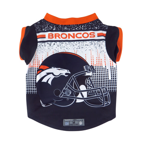 Denver Broncos Pet Performance Tee Shirt Size L