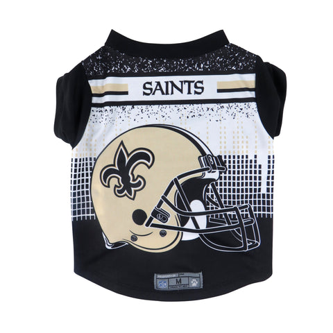 New Orleans Saints Pet Performance Tee Shirt Size S