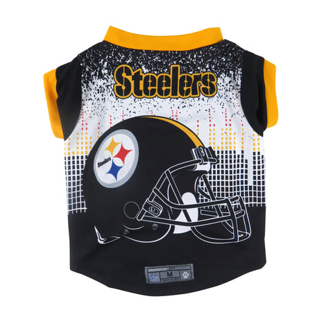 Pittsburgh Steelers Pet Performance Tee Shirt Size XS