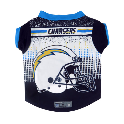 Los Angeles Chargers Pet Performance Tee Shirt Size XS