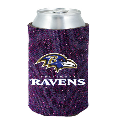 Baltimore Ravens Kolder Kaddy Can Holder - Glitter