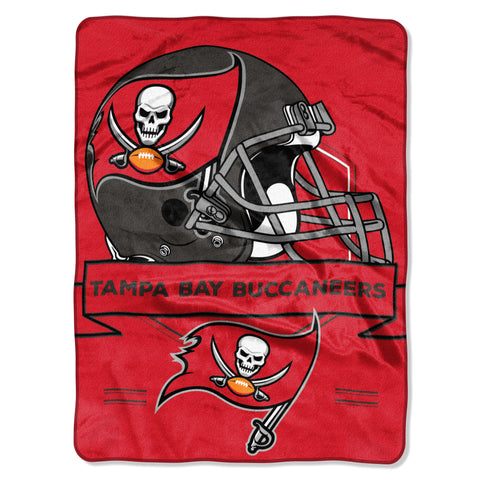 Tampa Bay Buccaneers Blanket 60x80 Raschel Prestige Design