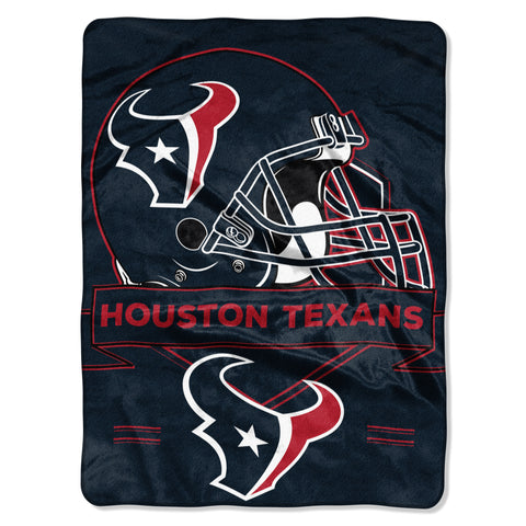 Houston Texans Blanket 60x80 Raschel Prestige Design