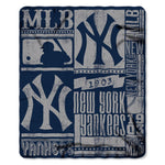 New York Yankees Blanket 50x60 Fleece Strength Design