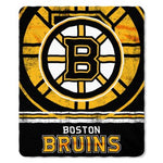 Boston Bruins Blanket 50x60 Fleece Fade Away Design