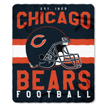 Chicago Bears Blanket 50x60 Fleece Singular Design