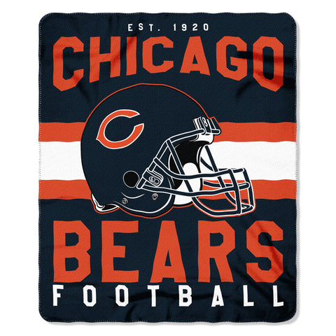 Chicago Bears Blanket 50x60 Fleece Singular Design