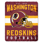 Washington Redskins Blanket 50x60 Fleece Singular Design