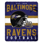 Baltimore Ravens Blanket 50x60 Fleece Singular Design