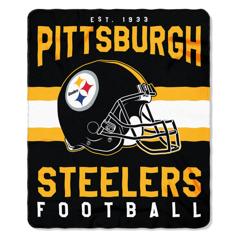 Pittsburgh Steelers Blanket 50x60 Fleece Singular Design