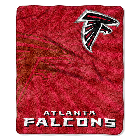 Atlanta Falcons Blanket 50x60 Sherpa Strobe Design