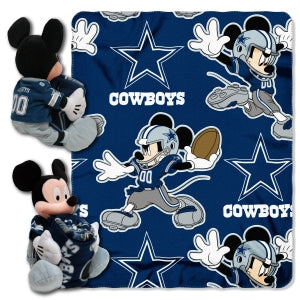 Dallas Cowboys Blanket Disney Hugger