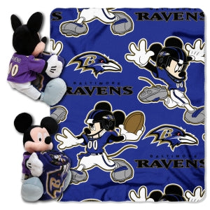 Baltimore Ravens Blanket Disney Hugger