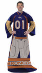Denver Broncos Blanket 48x71 Comfy Throw Player Design