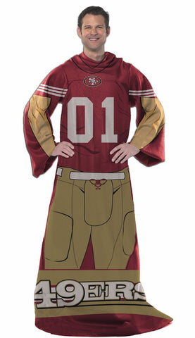 San Francisco 49ers Blanket Comfy Throw Player Design