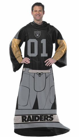 Oakland Raiders Blanket Comfy Throw Player Design
