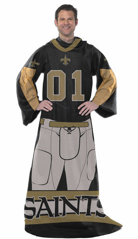 New Orleans Saints Blanket Comfy Throw Player Design