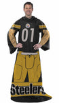 Pittsburgh Steelers Blanket Comfy Throw Player Design