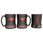 Tampa Bay Buccaneers Coffee Mug - 14oz Sculpted Relief - New Logo