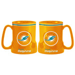 Miami Dolphins Coffee Mug - 18oz Game Time (New Handle)