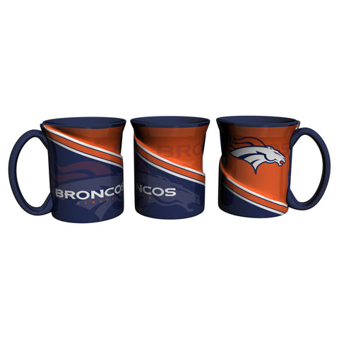 Denver Broncos Coffee Mug 18oz Twist Style