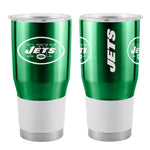 New York Jets Travel Tumbler 30oz Ultra Green