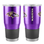 Baltimore Ravens Travel Tumbler 30oz Ultra Purple