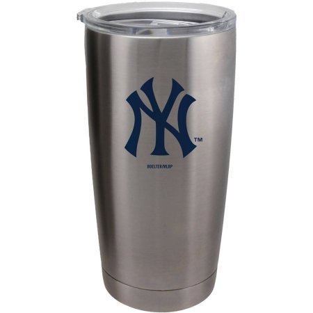 New York Yankees Travel Tumbler 20oz Ultra Silver