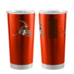 Cleveland Browns Travel Tumbler 20oz Ultra Orange