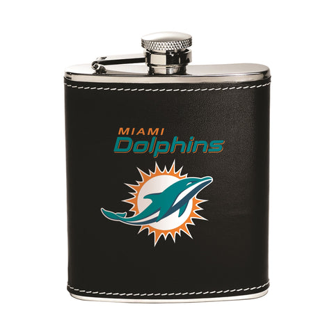 Miami Dolphins Flask - Stainless Steel