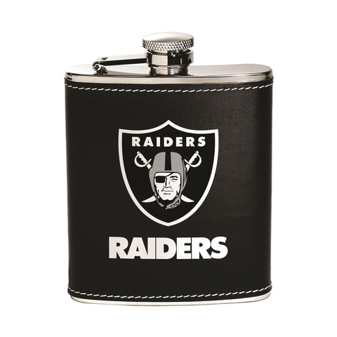 Oakland Raiders Flask - Stainless Steel