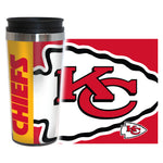 Kansas City Chiefs Travel Mug - 14 oz Full Wrap - Hype Style