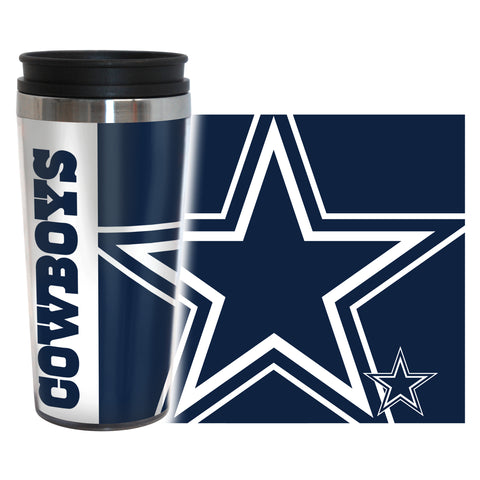 Dallas Cowboys Travel Mug - 14 oz Full Wrap - Hype Style
