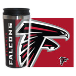 Atlanta Falcons Travel Mug 14oz Full Wrap Style Hype Design
