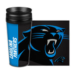 Carolina Panthers Travel Mug 14oz Full Wrap Style Hype Design