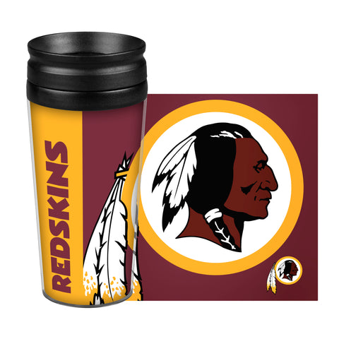 Washington Redskins Travel Mug 14oz Full Wrap Style Hype Design